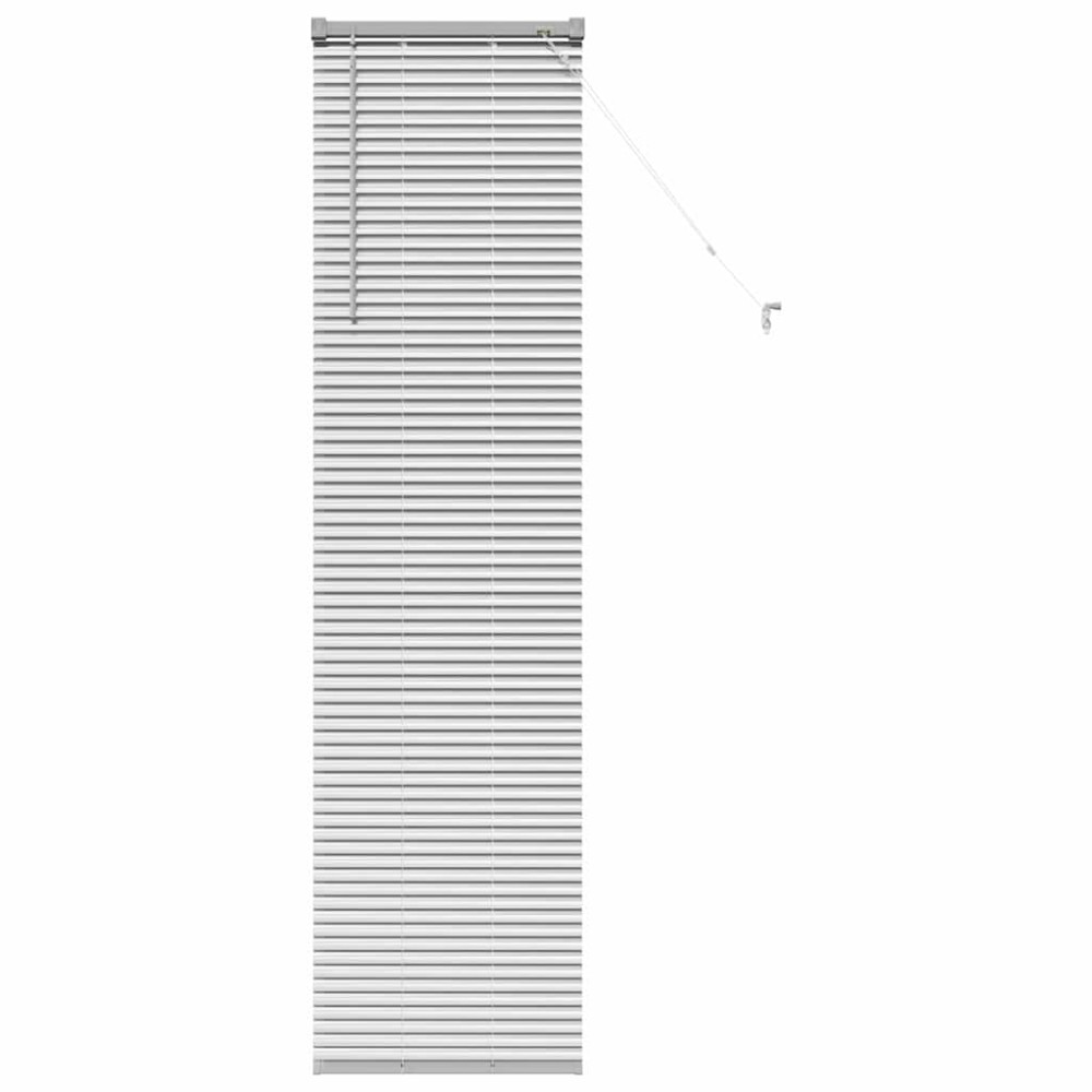 vidaXL Βενετσιάνικες Ρόδες Ασημί 175 x 45 εκ Αλουμίνιο