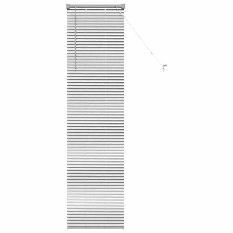 vidaXL Βενετσιάνικες Ρόδες Ασημί 175 x 45 εκ Αλουμίνιο