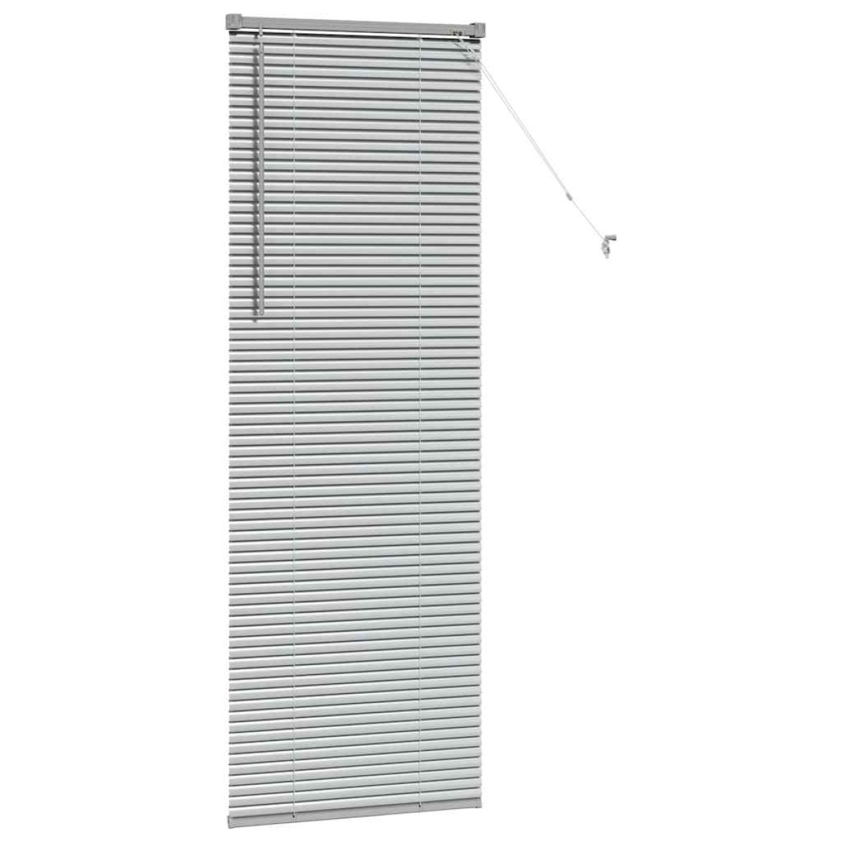vidaXL Βενετσιάνικες Ρόδες Ασημί 175 x 65 εκ Αλουμίνιο