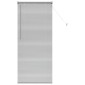 vidaXL Βενετσιάνικες Ρόδες Ασημί 175 x 80 εκ Αλουμίνιο