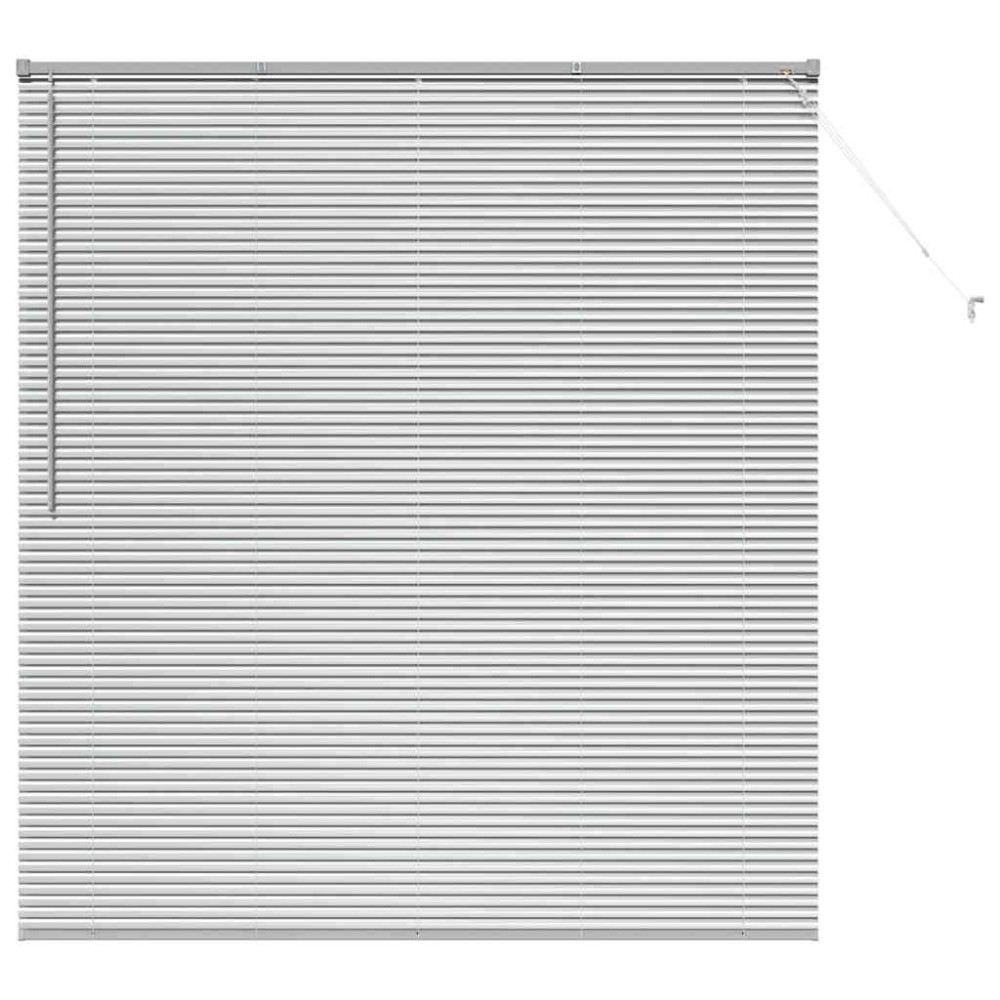 vidaXL Βενετσιάνικες Ρόδες Ασημί 175 x 160 εκ Αλουμίνιο