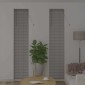 vidaXL Βενετσιάνικες Ρόδες Ασημί 220 x 45 εκ Αλουμίνιο