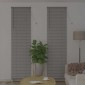 vidaXL Βενετσιάνικες Ρόδες Ασημί 220 x 55 εκ Αλουμίνιο
