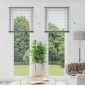 vidaXL Βενετσιάνικες Ρόδες Ασημί 220 x 80 εκ Αλουμίνιο