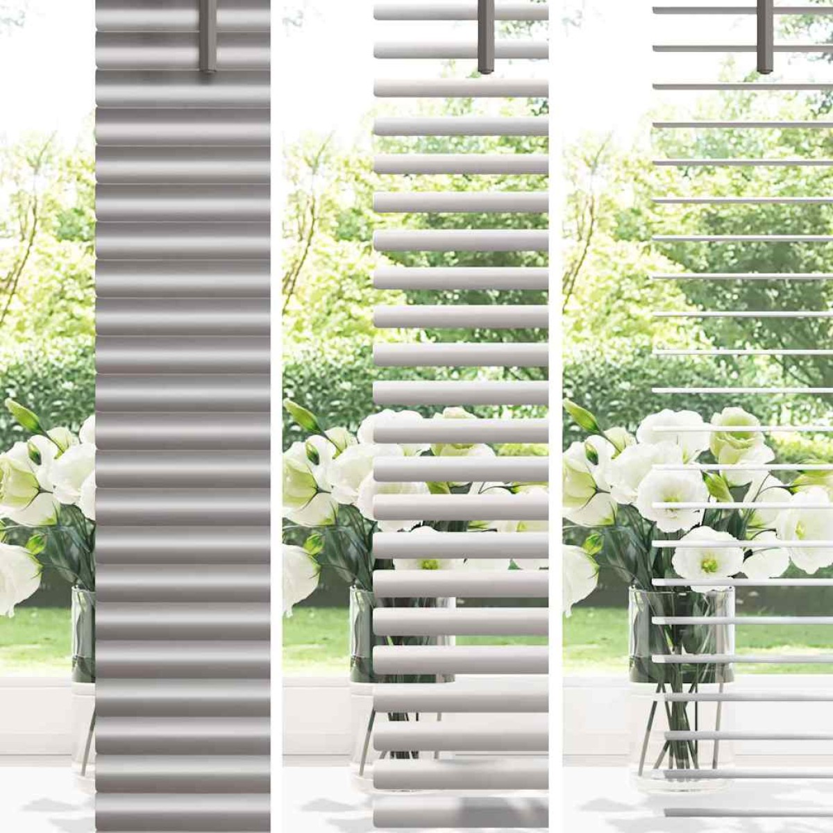 vidaXL Βενετσιάνικες Ρόδες Ασημί 220 x 95 εκ Αλουμίνιο