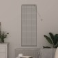 vidaXL Βενετσιάνικες Ρόδες Λευκό 130 x 50 εκ Αλουμίνιο