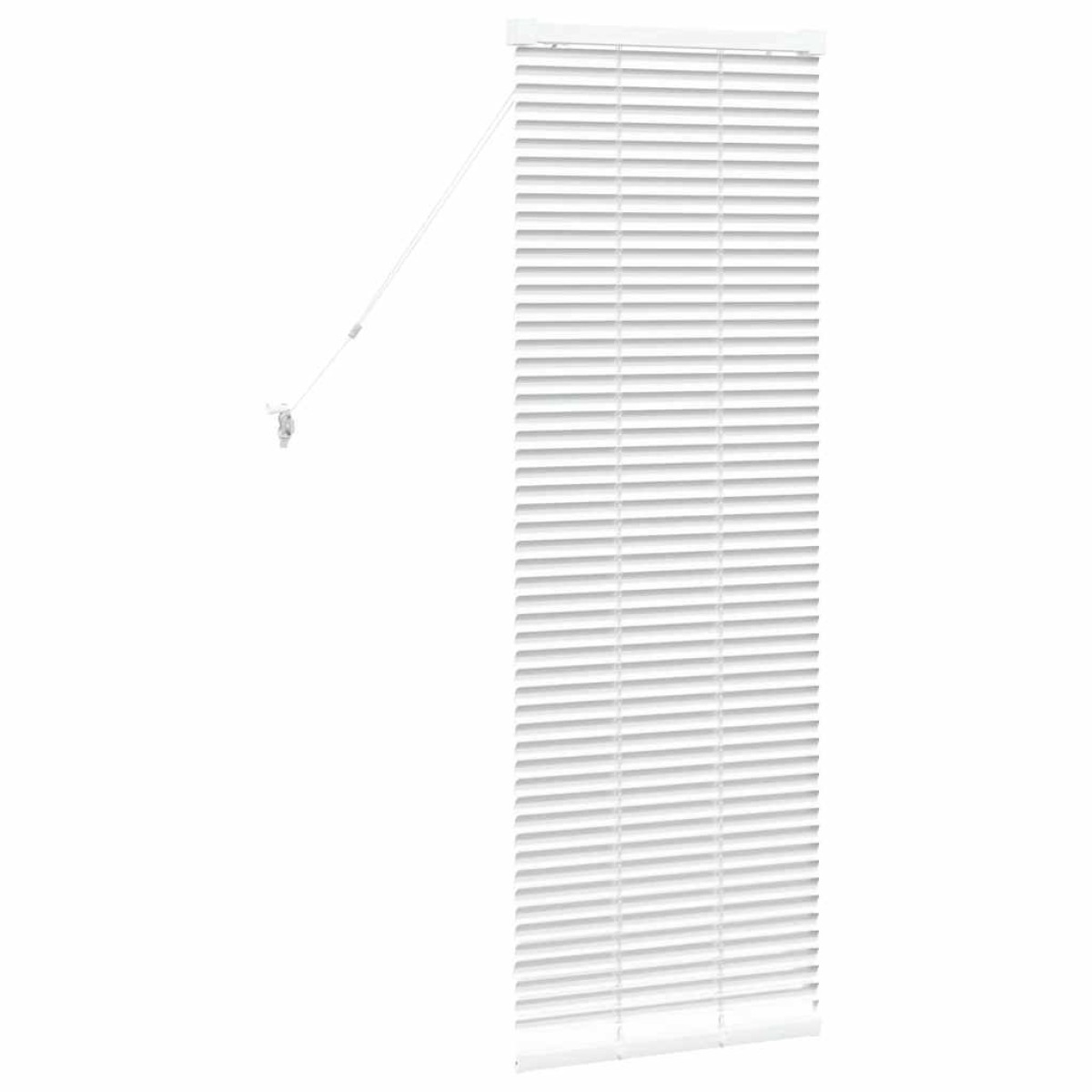 vidaXL Βενετσιάνικες Ρόδες Λευκό 130 x 50 εκ Αλουμίνιο