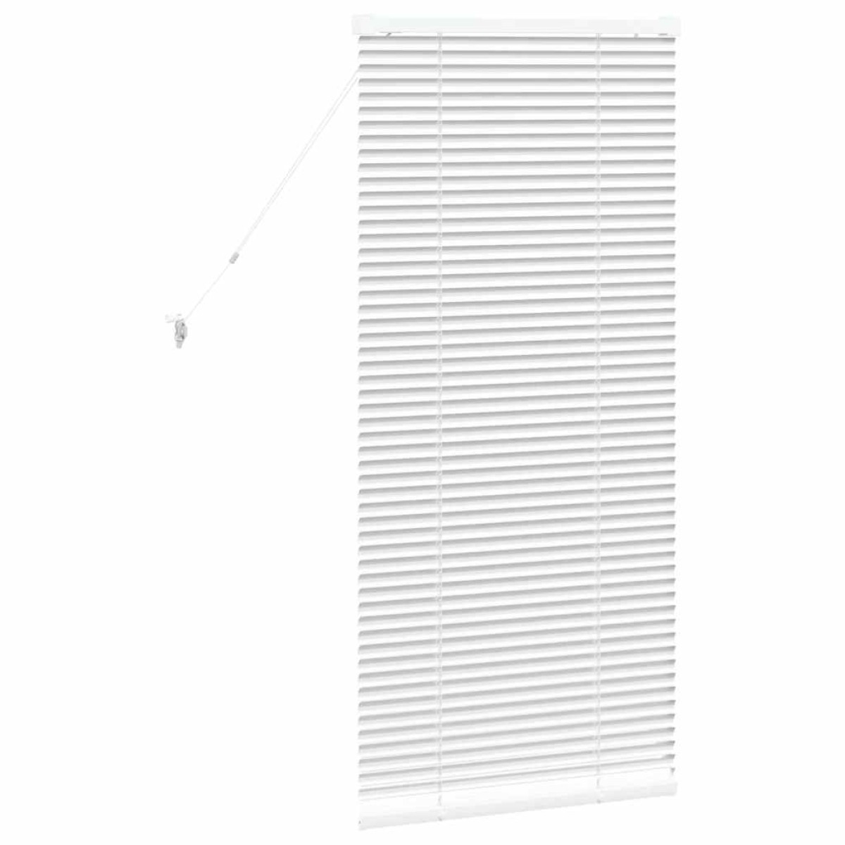 vidaXL Βενετσιάνικες Ρόδες Λευκό 130 x 60 εκ Αλουμίνιο