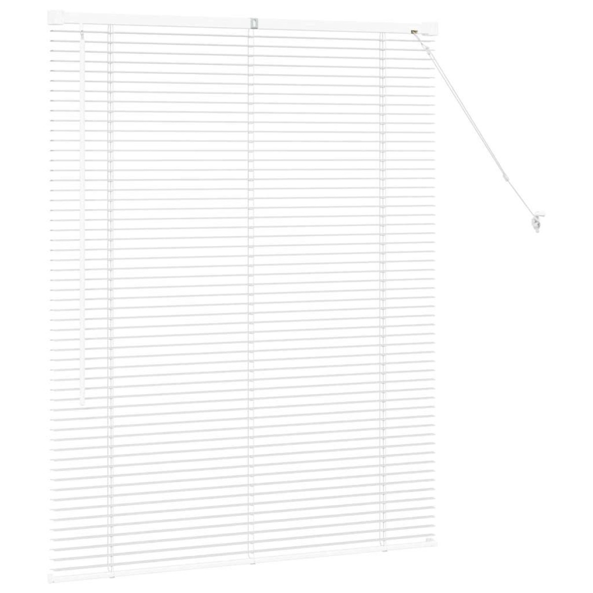 vidaXL Βενετσιάνικες Ρόδες Λευκό 130 x 100 cm Αλουμίνιο