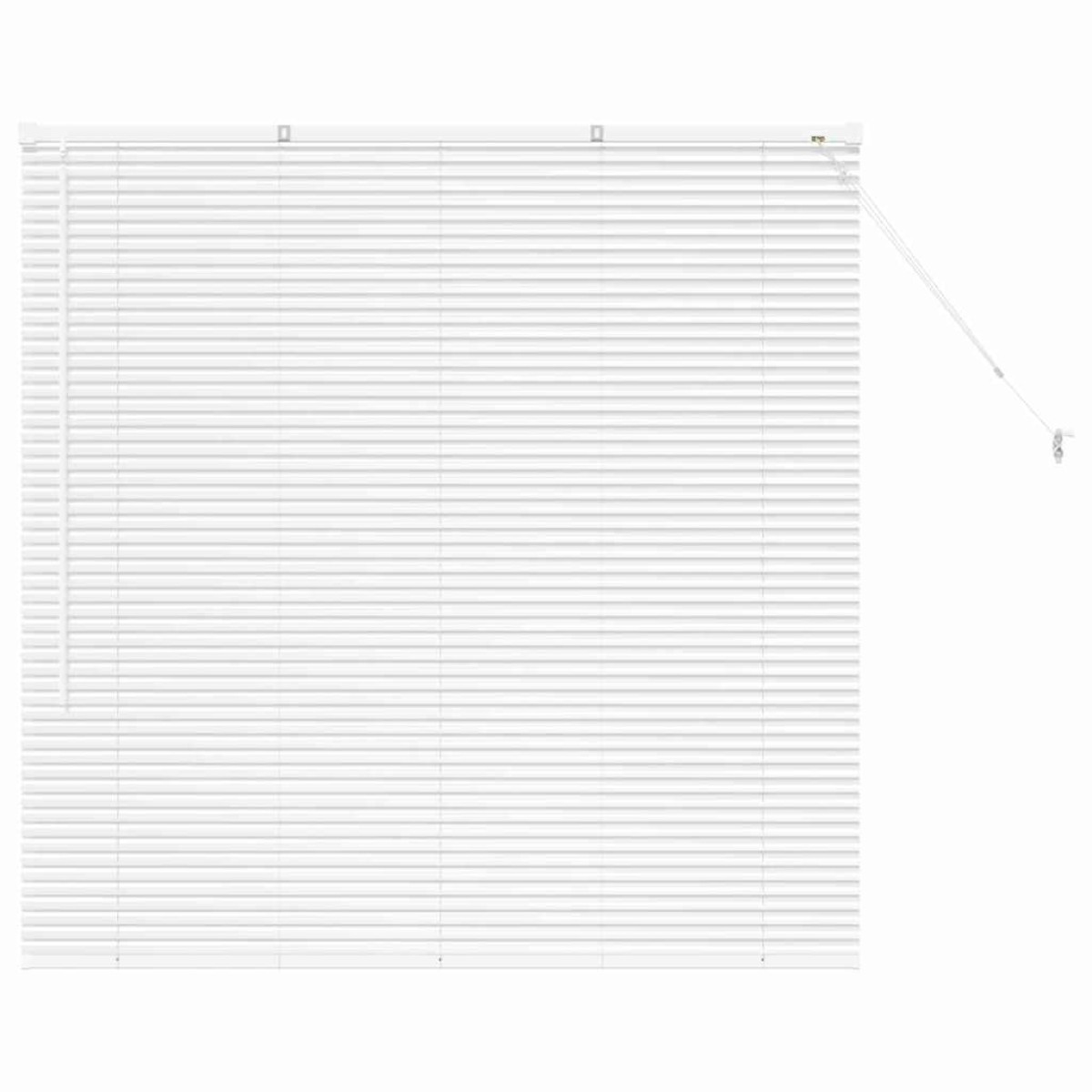 vidaXL Βενετσιάνικες Ρόδες Λευκό 130 x 125 εκ Αλουμίνιο