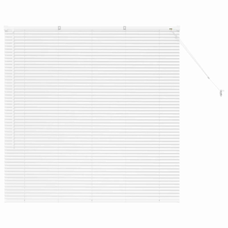 vidaXL Βενετσιάνικες Ρόδες Λευκό 130 x 135 εκ Αλουμίνιο