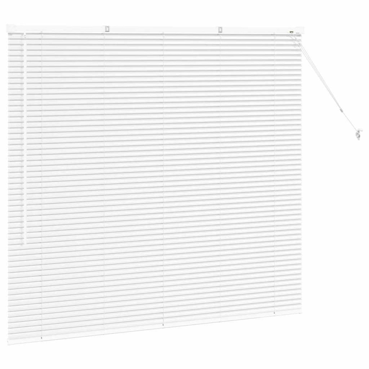 vidaXL Βενετσιάνικες Ρόδες Λευκό 130 x 140 cm Αλουμίνιο