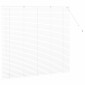 vidaXL Βενετσιάνικες Ρόδες Λευκό 130 x 150 cm Αλουμίνιο