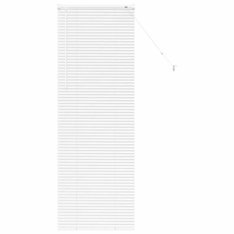 vidaXL Βενετσιάνικες Ρόδες Λευκό 175 x 55 εκ Αλουμίνιο