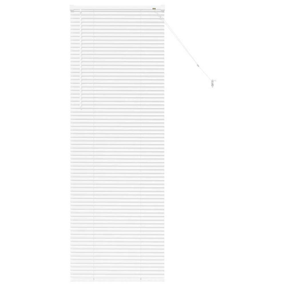 vidaXL Βενετσιάνικες Ρόδες Λευκό 175 x 65 εκ Αλουμίνιο