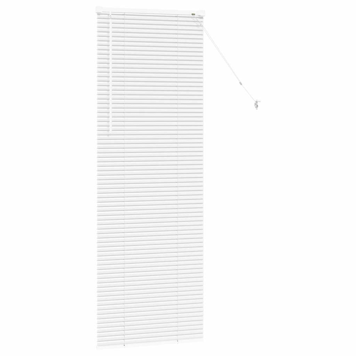 vidaXL Βενετσιάνικες Ρόδες Λευκό 175 x 65 εκ Αλουμίνιο