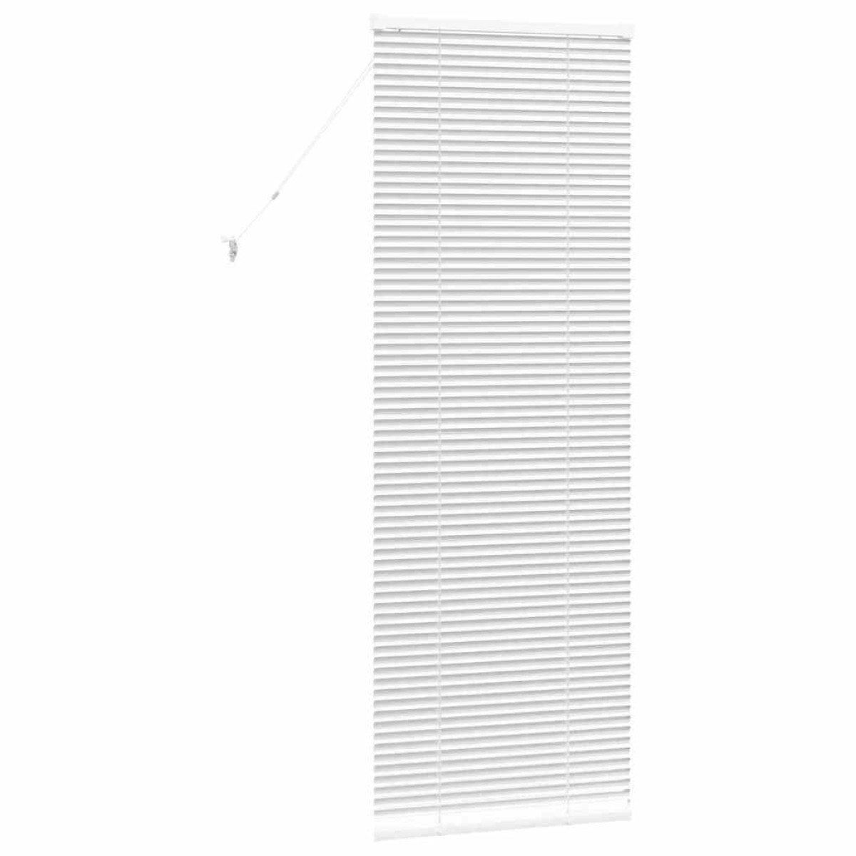 vidaXL Βενετσιάνικες Ρόδες Λευκό 175 x 65 εκ Αλουμίνιο