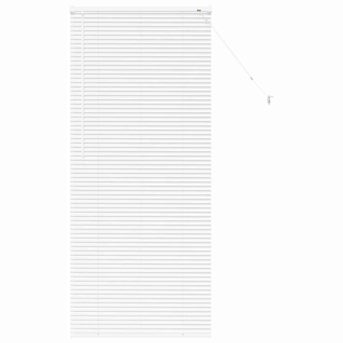 vidaXL Βενετσιάνικες Ρόδες Λευκό 175 x 80 εκ Αλουμίνιο