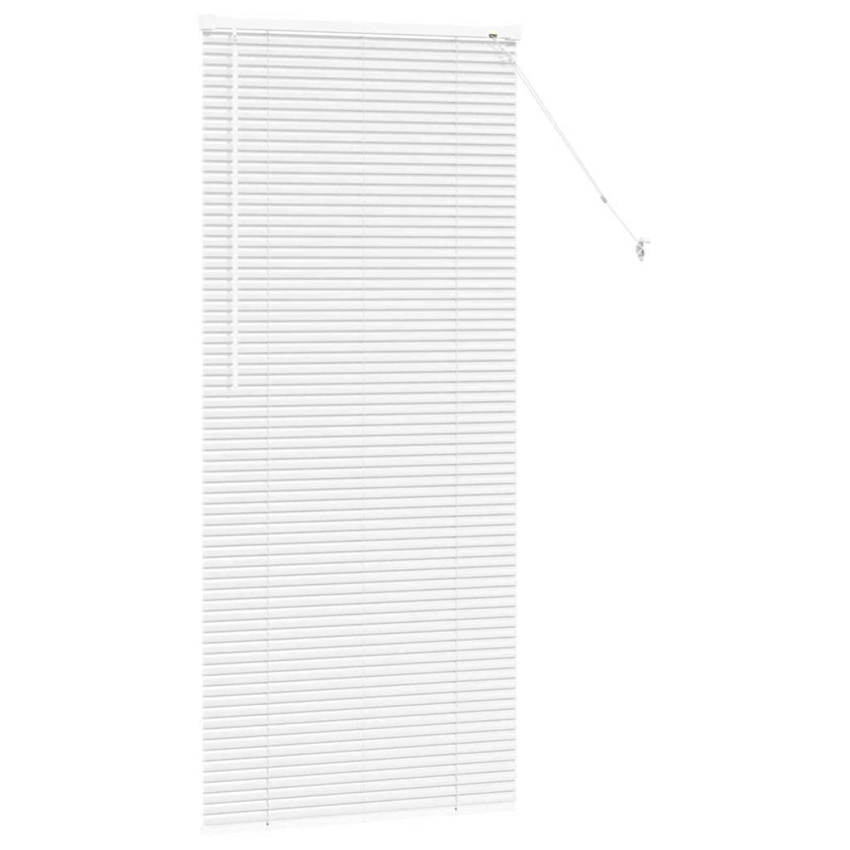 vidaXL Βενετσιάνικες Ρόδες Λευκό 175 x 80 εκ Αλουμίνιο