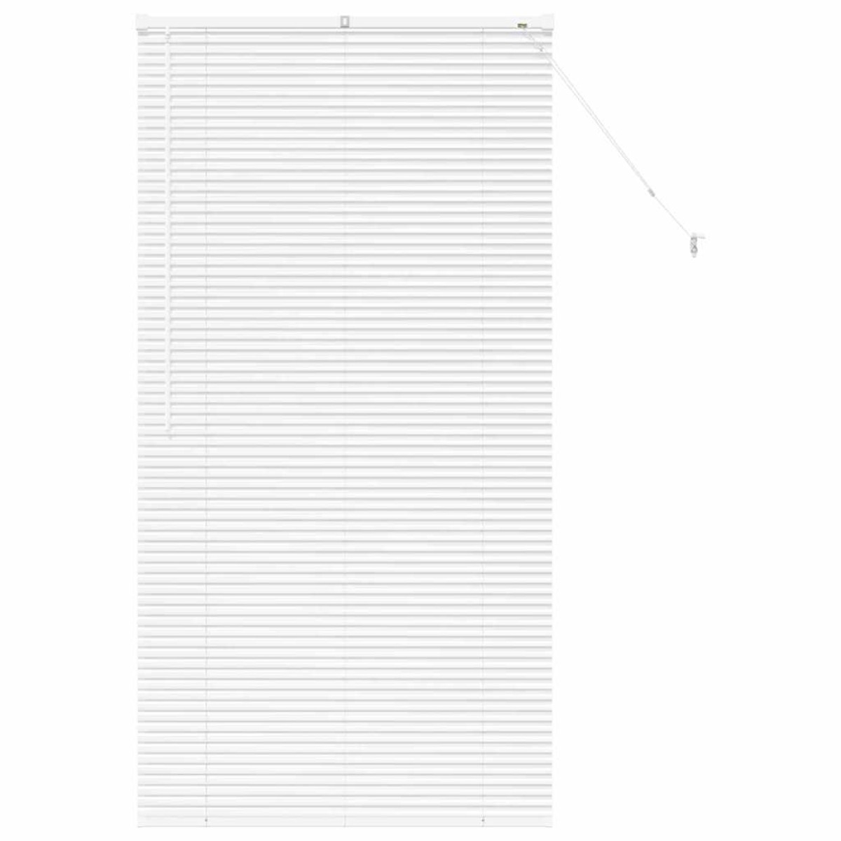 vidaXL Βενετσιάνικες Ρόδες Λευκό 175 x 85 εκ Αλουμίνιο