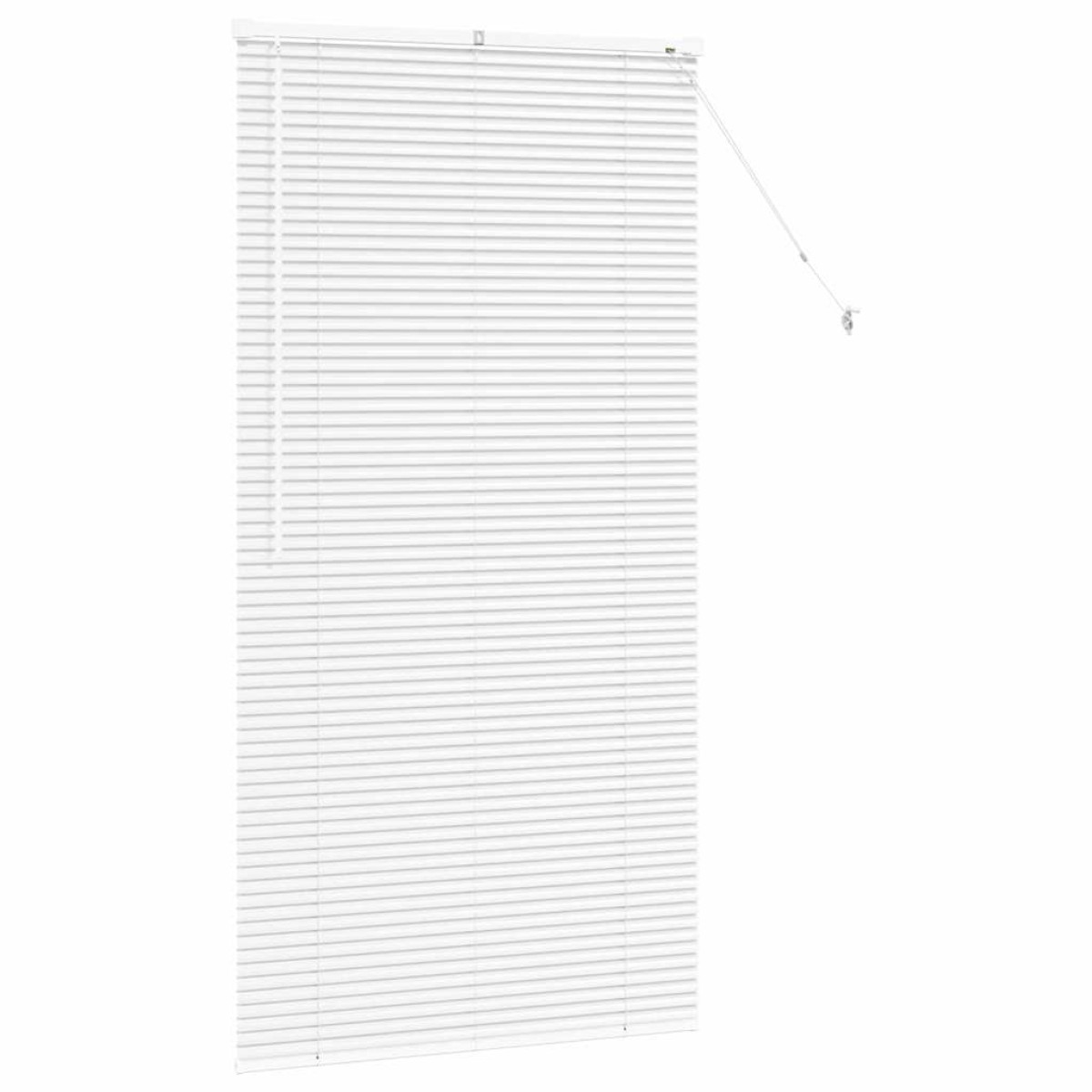 vidaXL Βενετσιάνικες Ρόδες Λευκό 175 x 95 εκ Αλουμίνιο