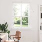 vidaXL Βενετσιάνικες Ρόδες Λευκό 175 x 95 εκ Αλουμίνιο