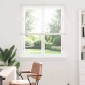 vidaXL Βενετσιάνικες Ρόδες Λευκό 175 x 110 εκ Αλουμίνιο