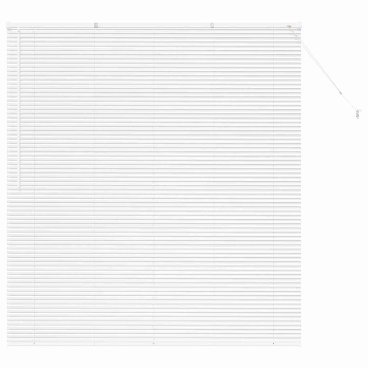 vidaXL Βενετσιάνικες Ρόδες Λευκό 175 x 160 εκ Αλουμίνιο