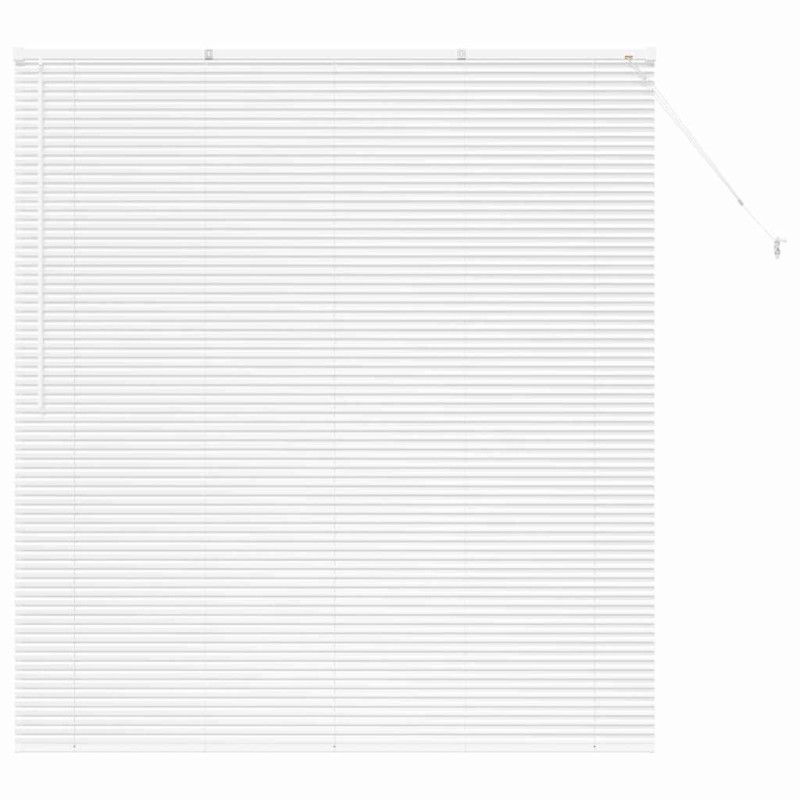 vidaXL Βενετσιάνικες Ρόδες Λευκό 175 x 160 εκ Αλουμίνιο