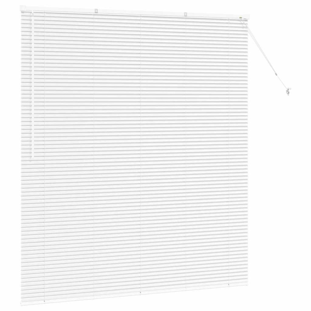 vidaXL Βενετσιάνικες Ρόδες Λευκό 175 x 160 εκ Αλουμίνιο