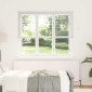 vidaXL Βενετσιάνικες Ρόδες Λευκό 175 x 160 εκ Αλουμίνιο