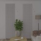 vidaXL Βενετσιάνικες Ρόδες Λευκό 220 x 65 εκ Αλουμίνιο
