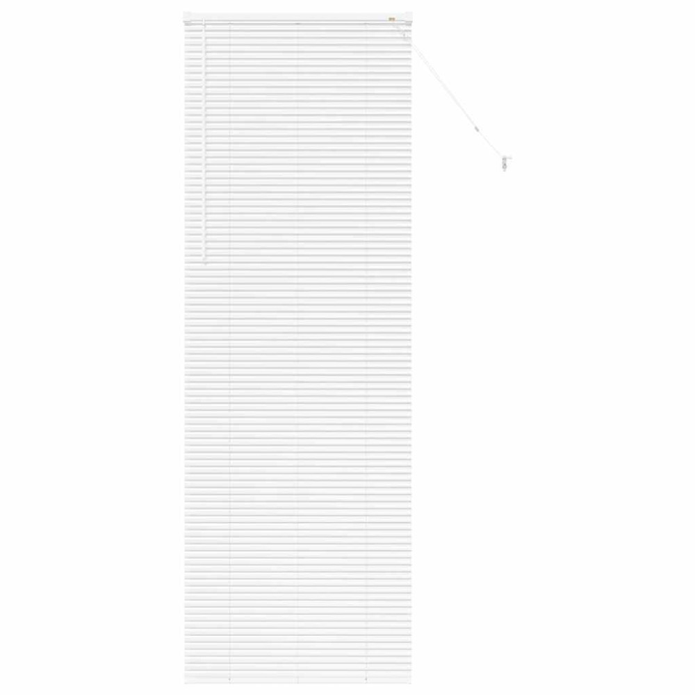 vidaXL Βενετσιάνικες Ρόδες Λευκό 220 x 80 εκ Αλουμίνιο