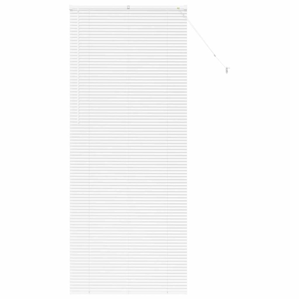 vidaXL Βενετσιάνικες Ρόδες Λευκό 220 x 85 εκ Αλουμίνιο