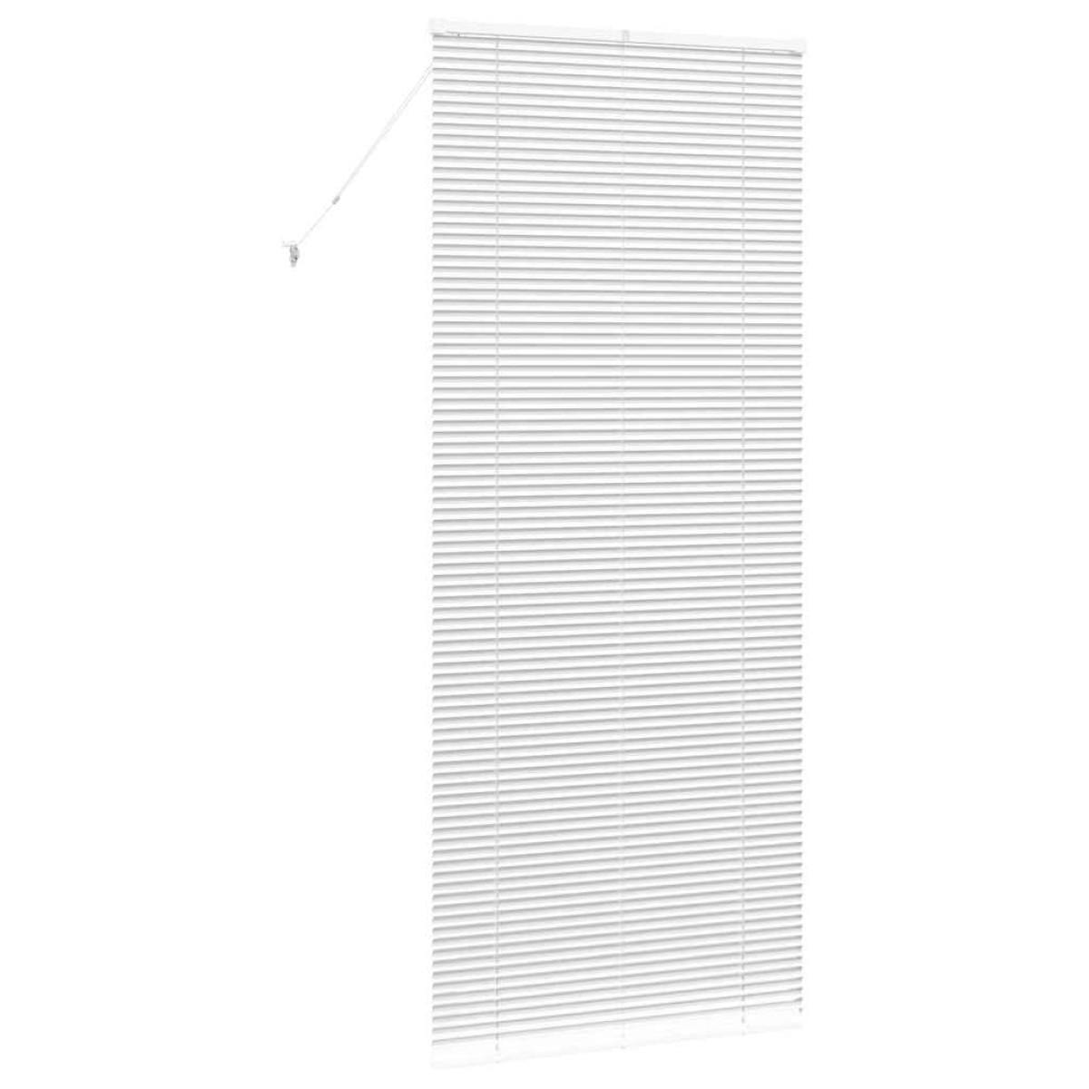 vidaXL Βενετσιάνικες Ρόδες Λευκό 220 x 90 εκ Αλουμίνιο