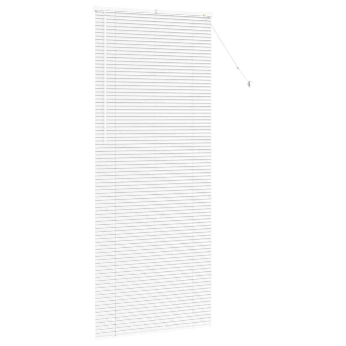 vidaXL Βενετσιάνικες Ρόδες Λευκό 220 x 95 εκ Αλουμίνιο