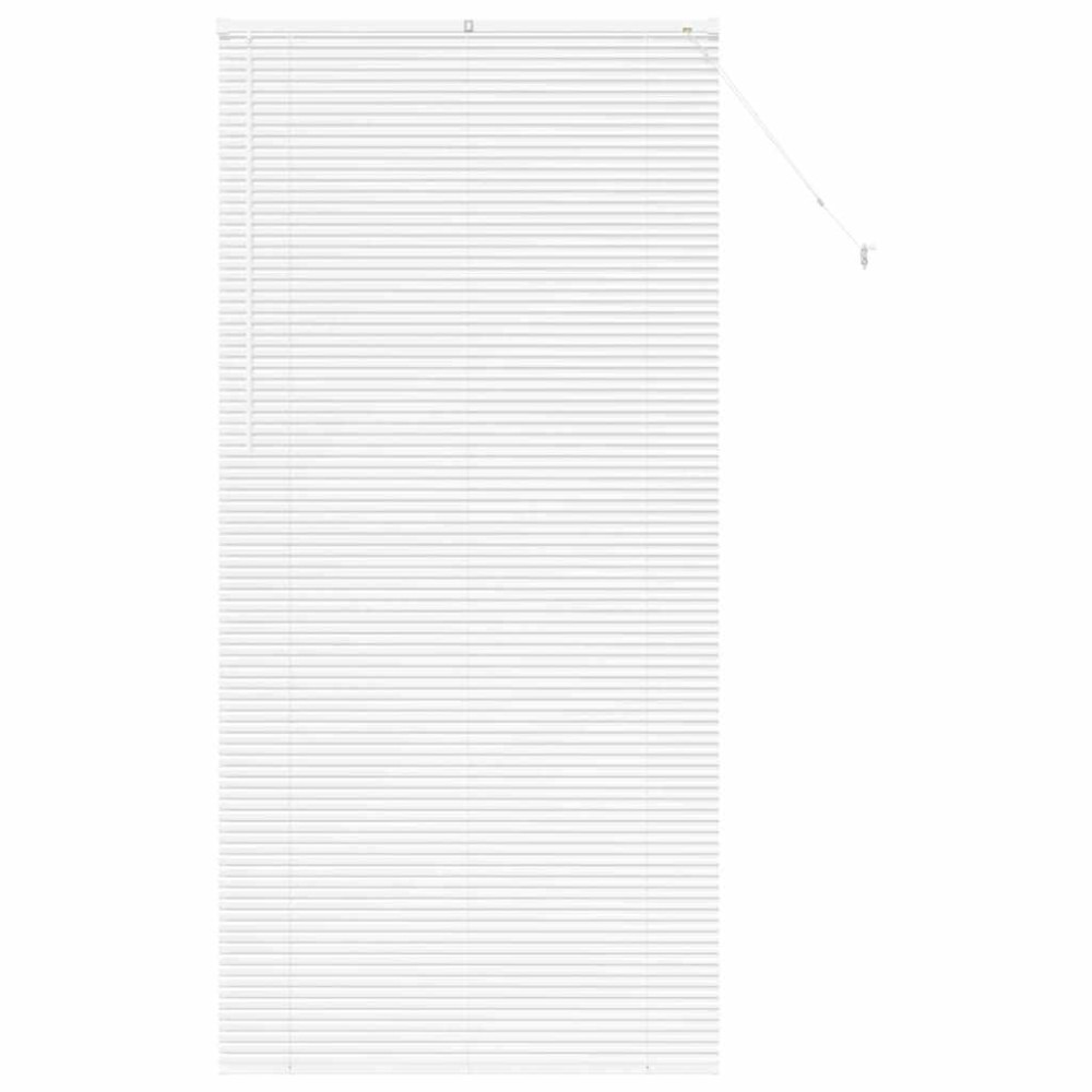 vidaXL Βενετσιάνικες Ρόδες Λευκό 220 x 100 cm Αλουμίνιο