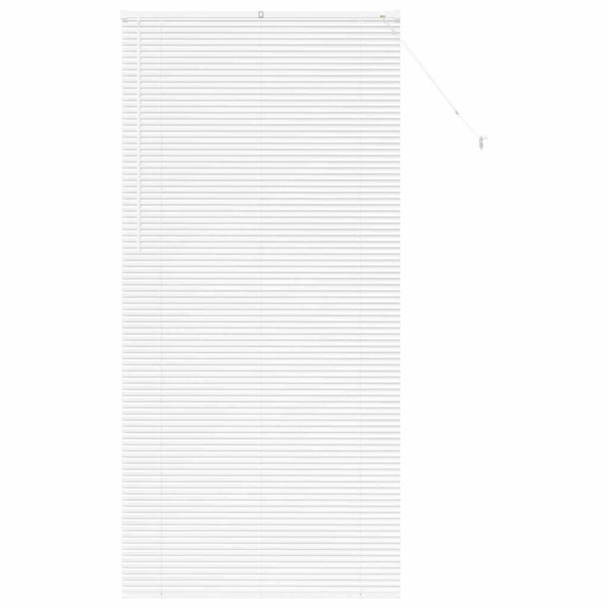 vidaXL Βενετσιάνικες Ρόδες Λευκό 220 x 105 εκ Αλουμίνιο