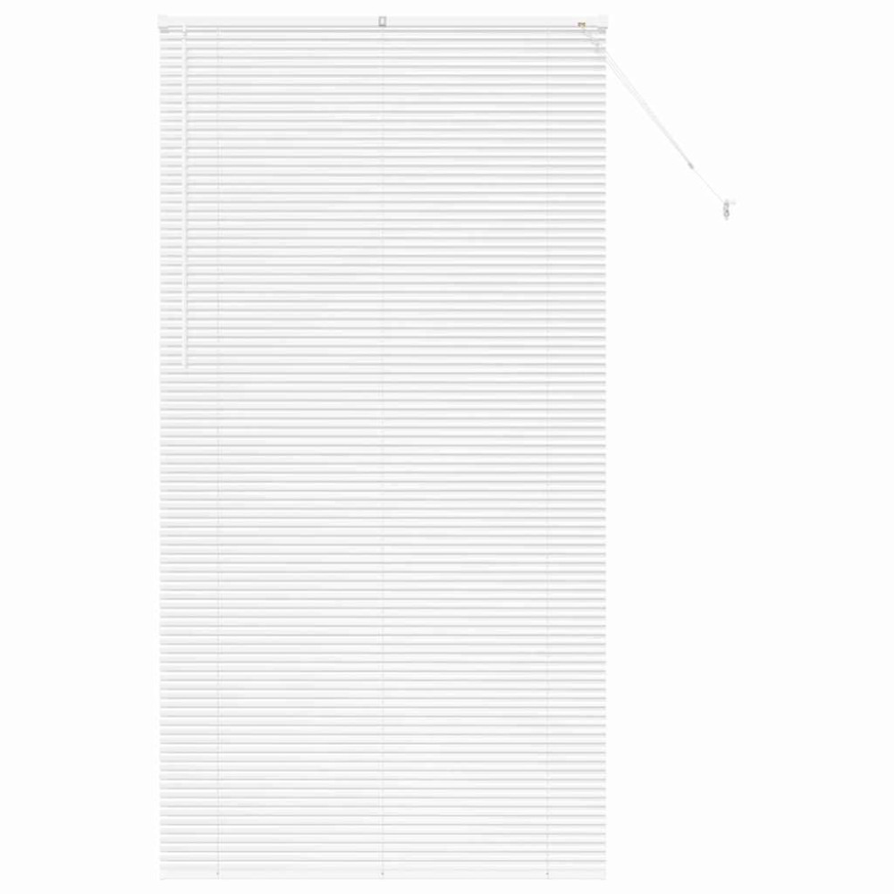 vidaXL Βενετσιάνικες Ρόδες Λευκό 220 x 110 cm Αλουμίνιο
