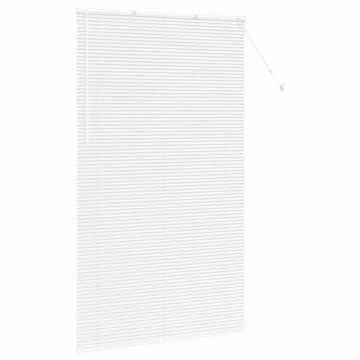 vidaXL Βενετσιάνικες Ρόδες Λευκό 220 x 130 εκ Αλουμίνιο