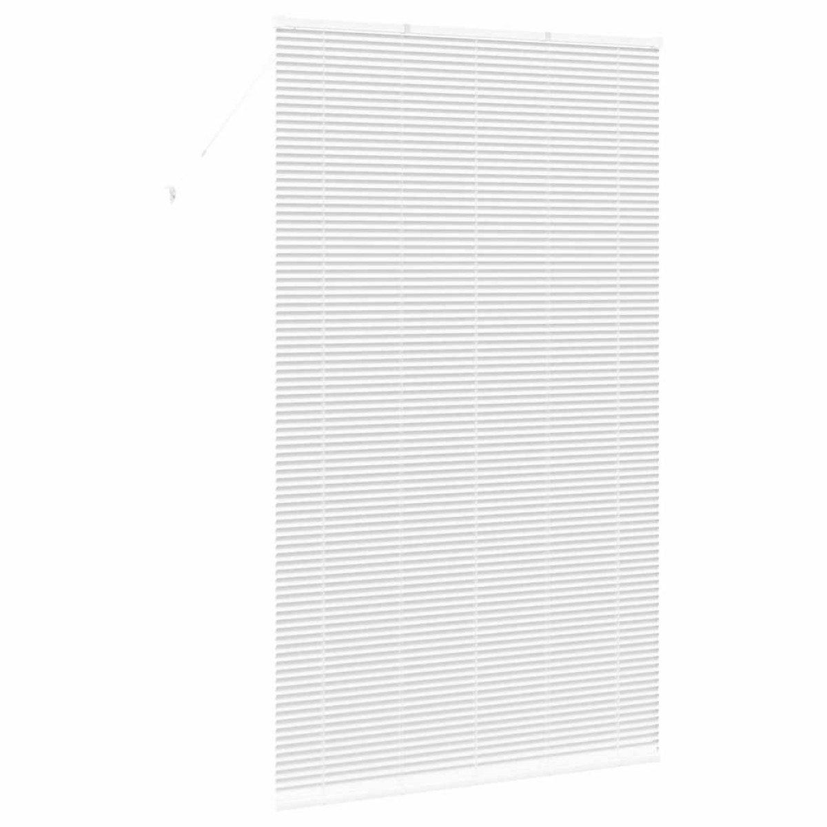 vidaXL Βενετσιάνικες Ρόδες Λευκό 220 x 130 εκ Αλουμίνιο