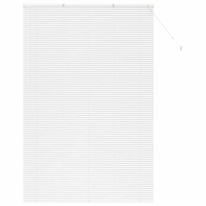 vidaXL Βενετσιάνικες Ρόδες Λευκό 220 x 140 cm Αλουμίνιο