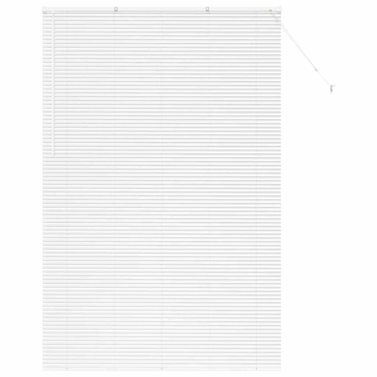 vidaXL Βενετσιάνικες Ρόδες Λευκό 220x150εκ Αλουμίνιο