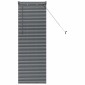 vidaXL Βενετσιάνικες Ρόδες Σκούρο Γκρι 130 x 40 εκ Αλουμίνιο