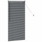 vidaXL Βενετσιάνικες Ρόδες Σκούρο Γκρι 130 x 55 εκ Αλουμίνιο