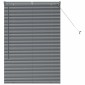 vidaXL Βενετσιάνικες Ρόδες Σκούρο Γκρι 130 x 95 εκ Αλουμίνιο