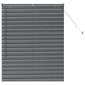 vidaXL Βενετσιάνικες Ρόδες Σκούρο Γκρι 130 x 105 εκ Αλουμίνιο