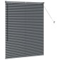 vidaXL Βενετσιάνικες Ρόδες Σκούρο Γκρι 130 x 105 εκ Αλουμίνιο