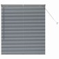 vidaXL Βενετσιάνικες Ρόδες Σκούρο Γκρι 130 x 110 εκ Αλουμίνιο