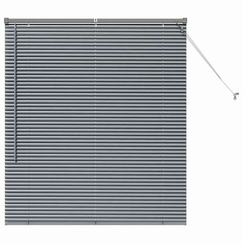 vidaXL Βενετσιάνικες Ρόδες Σκούρο Γκρι 130 x 120 εκ Αλουμίνιο